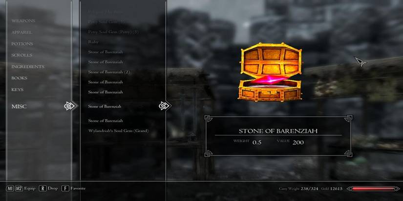 Stones Of Barenziah in Skyrim 