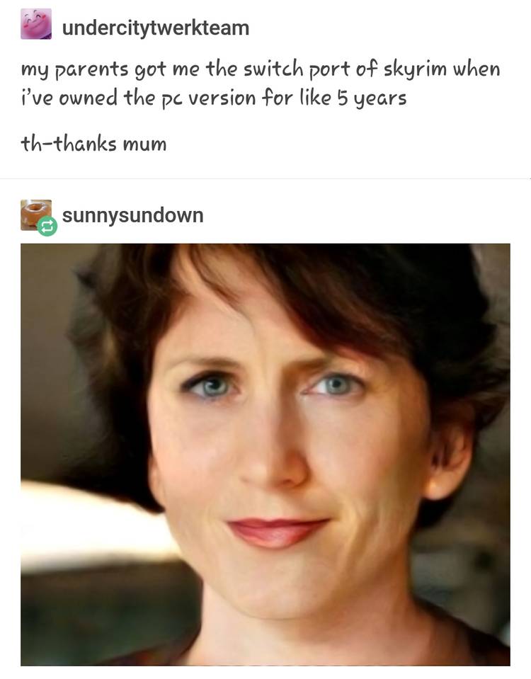 Skyrim switch todd howard mom