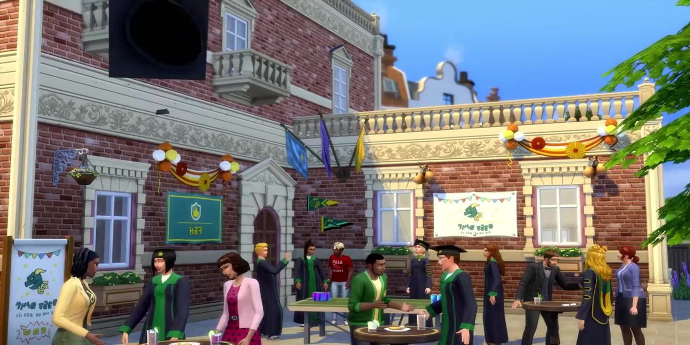 how to do a presentation in sims 4 university