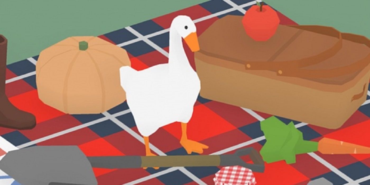 Untitled Goose Game's Goose makes itself a picnic