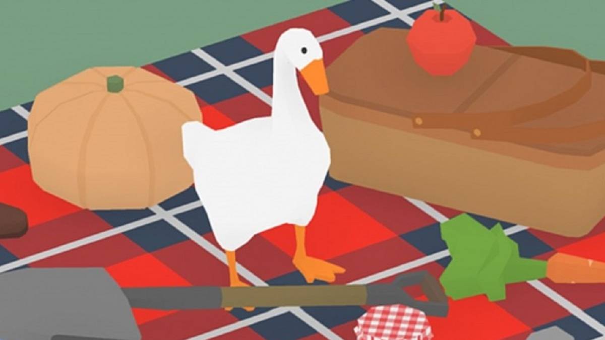 Untitled Goose Game's Goose makes itself a picnic