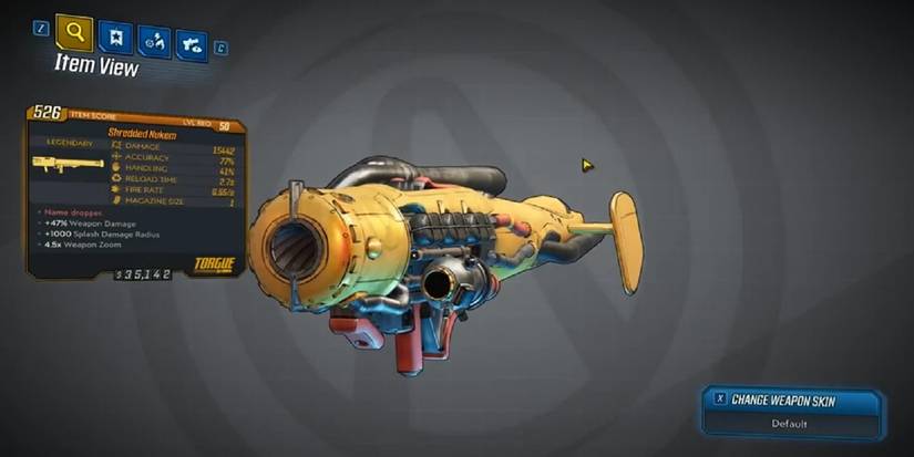 The Nukem Rocket Launcher Moxxi DLC