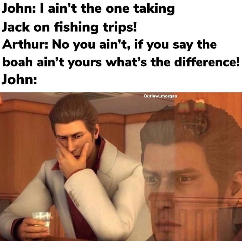 Yakuza Red Dead Meme