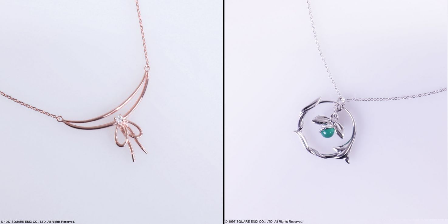 aerith inspired necklaces