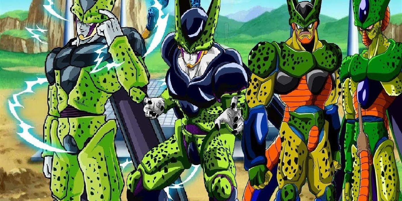 Cell Dragon Ball Z Forms