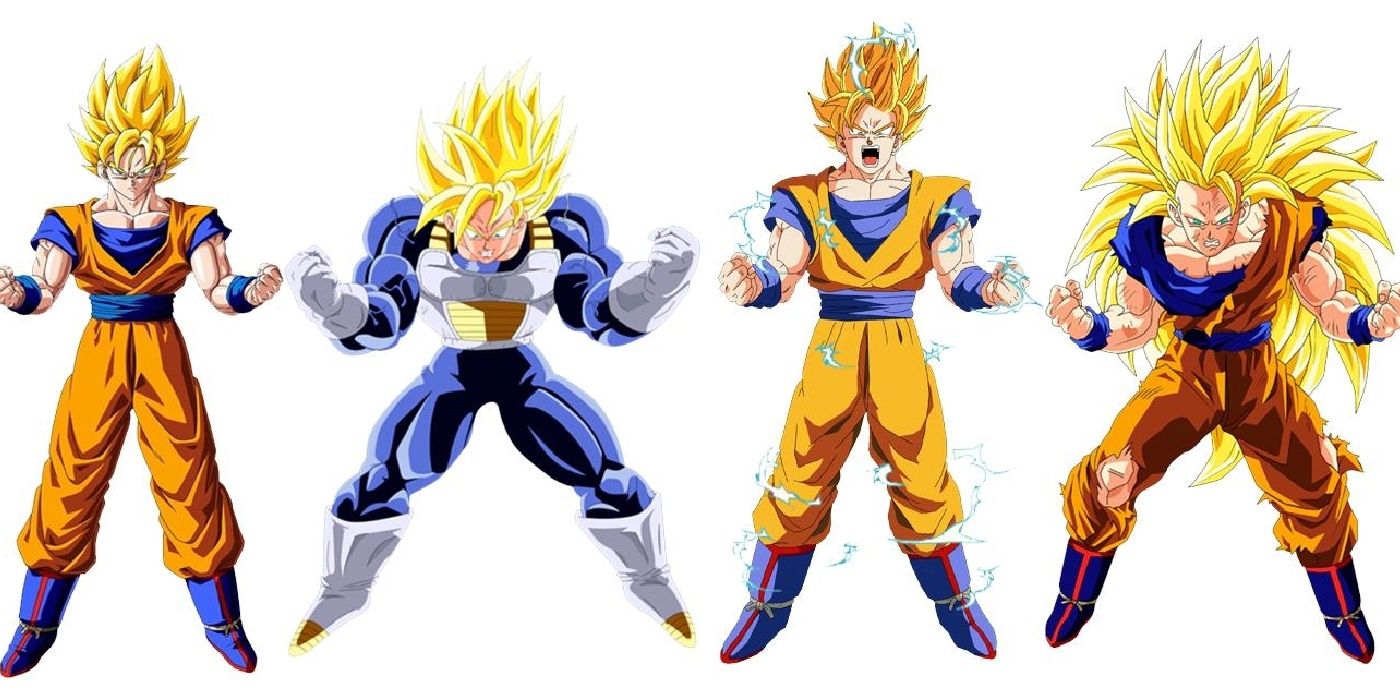 saiyan transformations  Goku super, Goku super saiyan, Goku