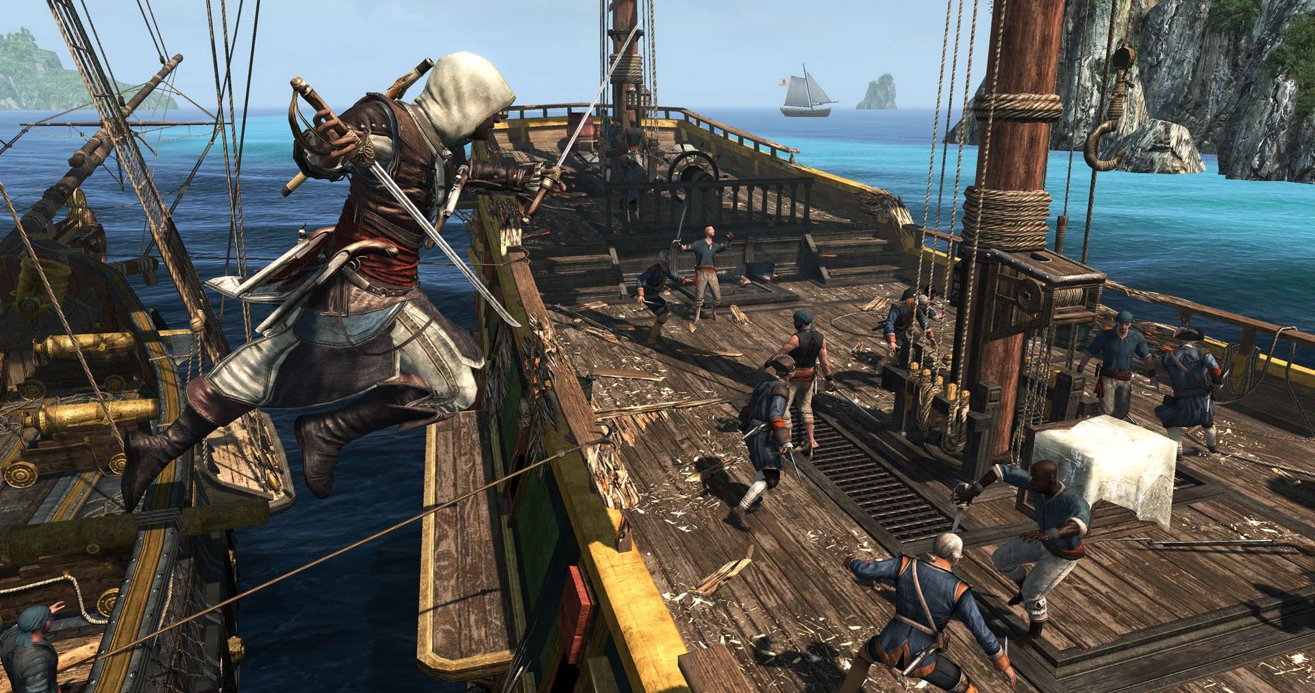 assassins creed rebel collection ship boarding