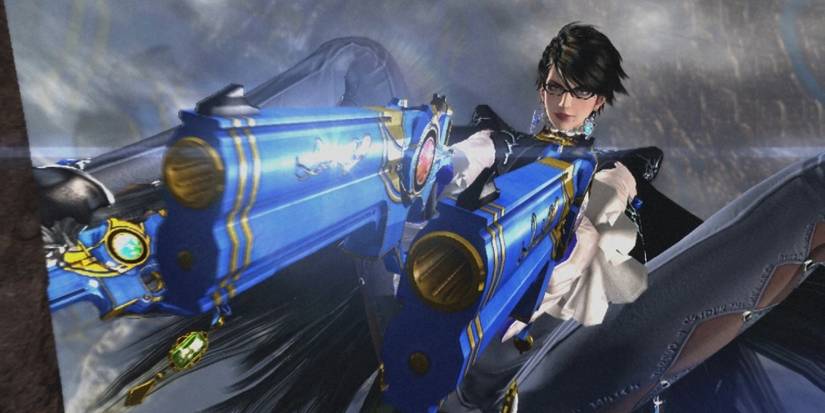 bayonetta 2 guns closeup