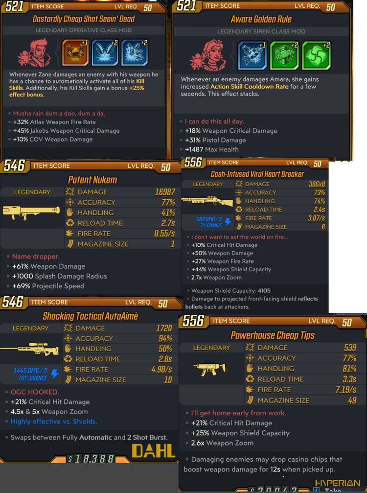 borderlands 3 moxxis heist of the handsome jackpot legendaries