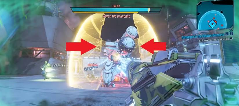 borderlands 3 wotan the invincible second phase