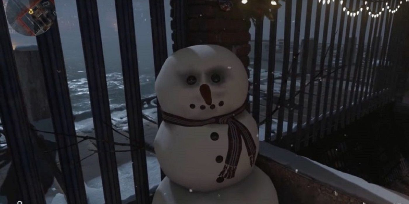 call of duty modern warfare winter docks snowman easter egg