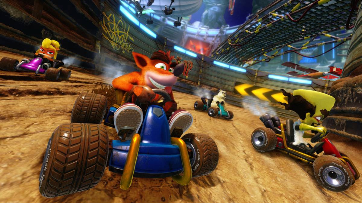 crash team racing gameplay