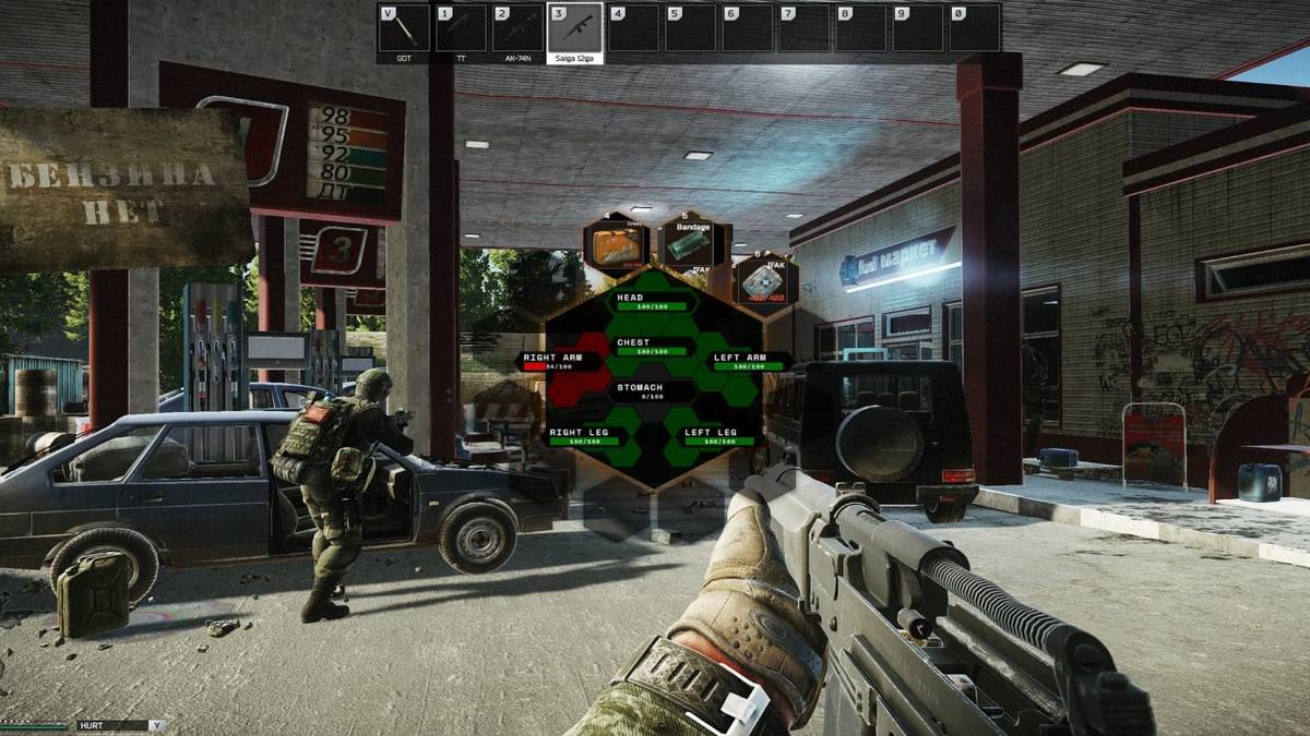 Escape from Tarkov menu