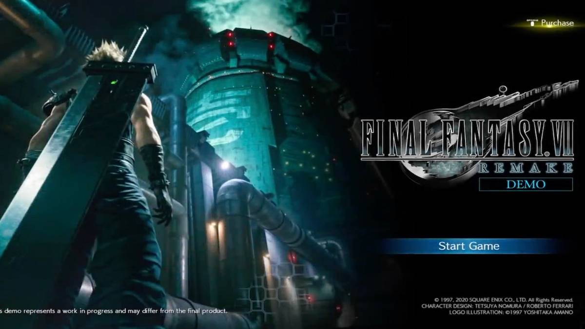 ff7 remake demo intro