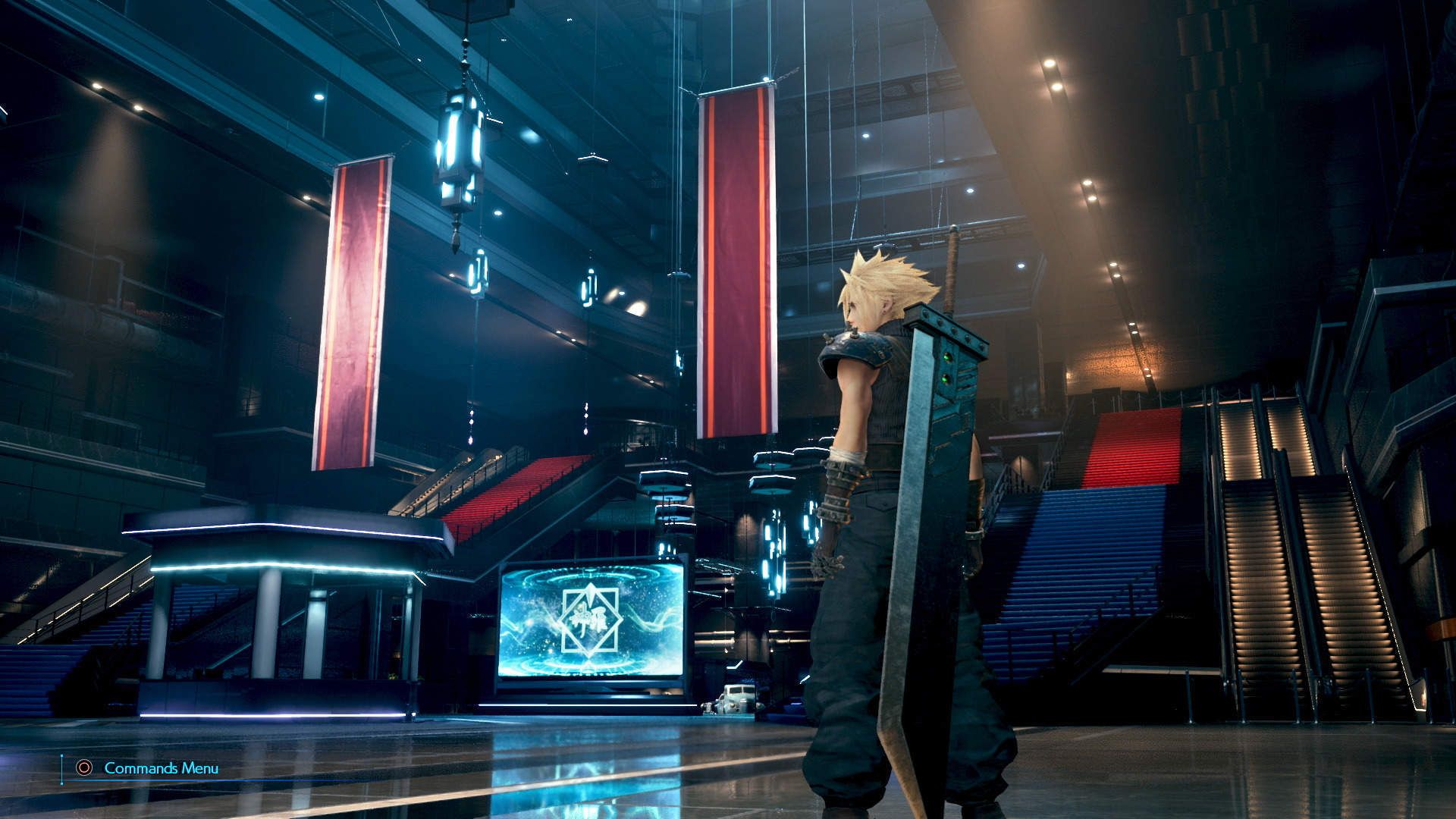 ff7 remake shinra corporation entrance hall