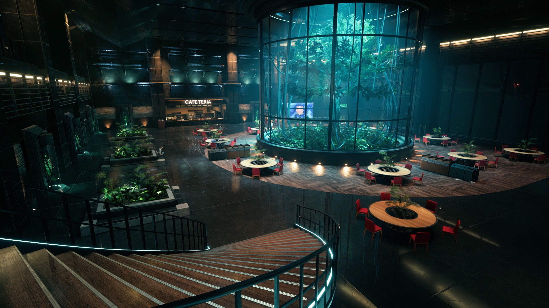 ff7 remake shinra corporation relaxation floor