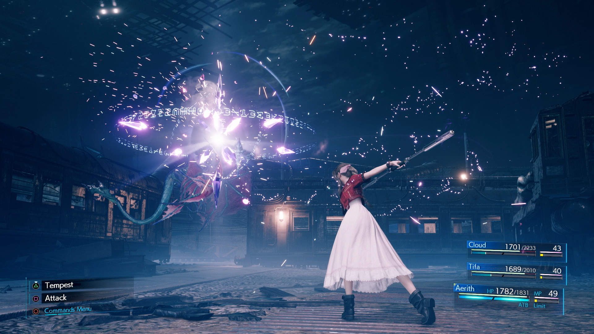 ff7 remake aerith tempest attack