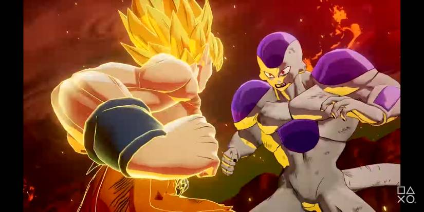 Dragon Ball Z Kakarot final full power Frieza vs super Saiyan Goku dbz