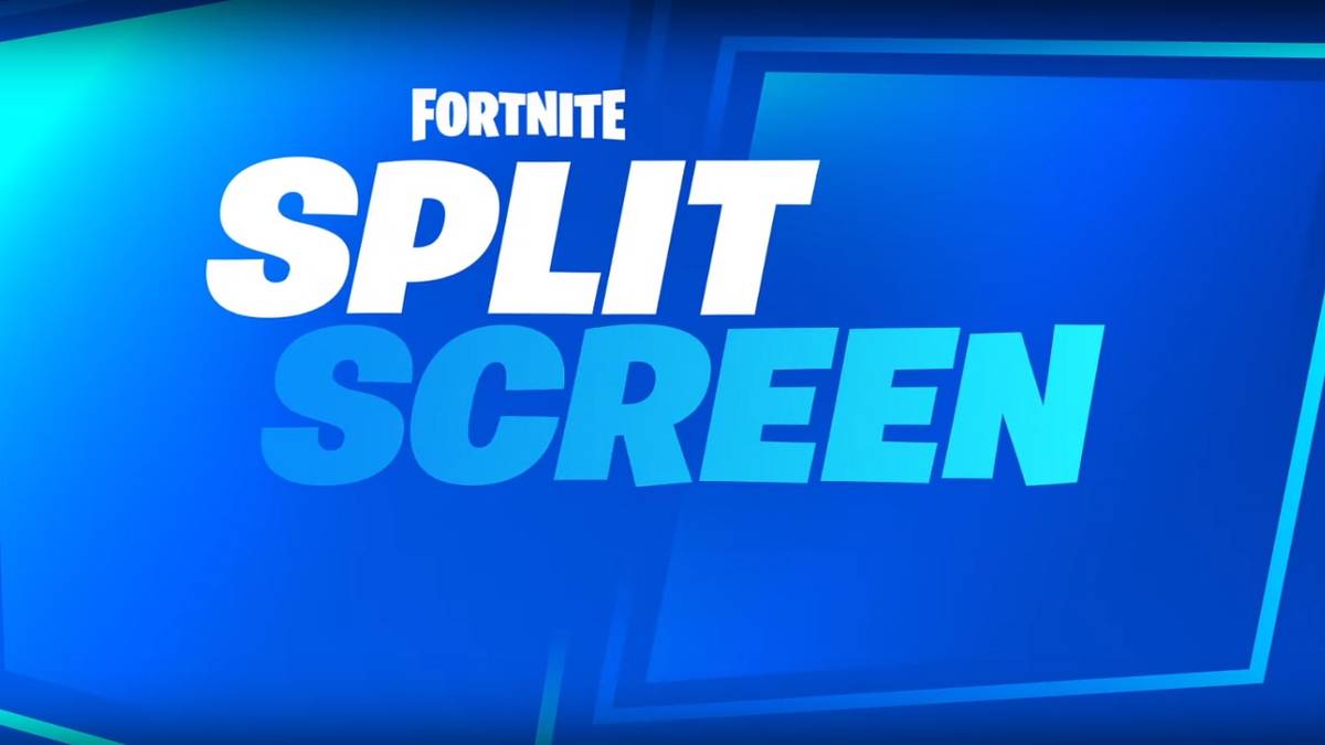fortnite official split screen announcement on youtube