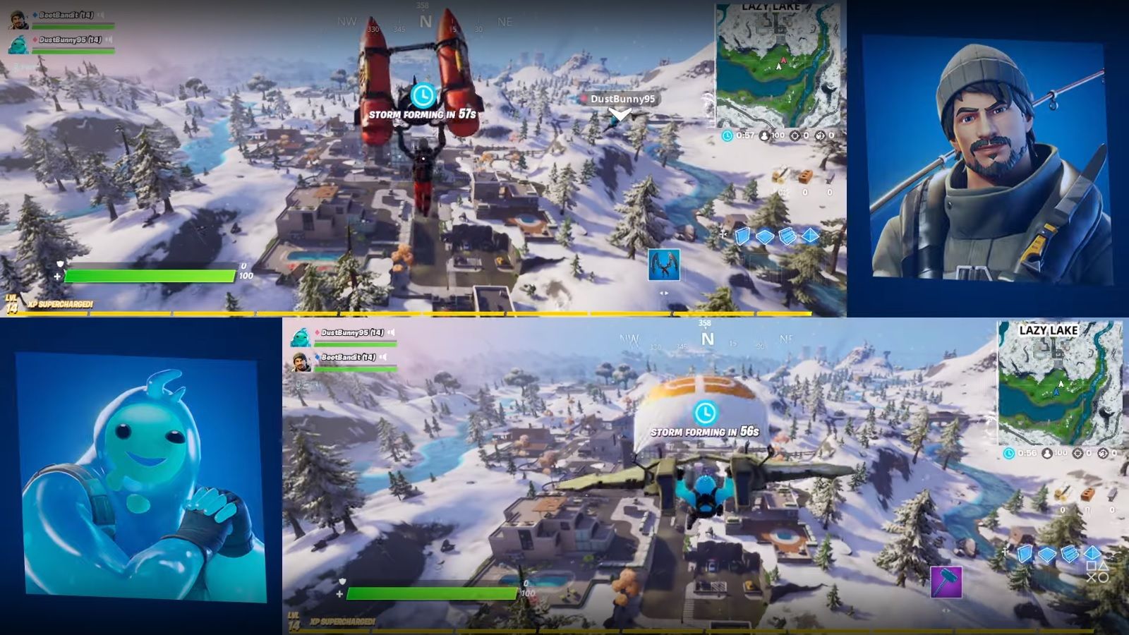 can you play split screen in fortnite ps5