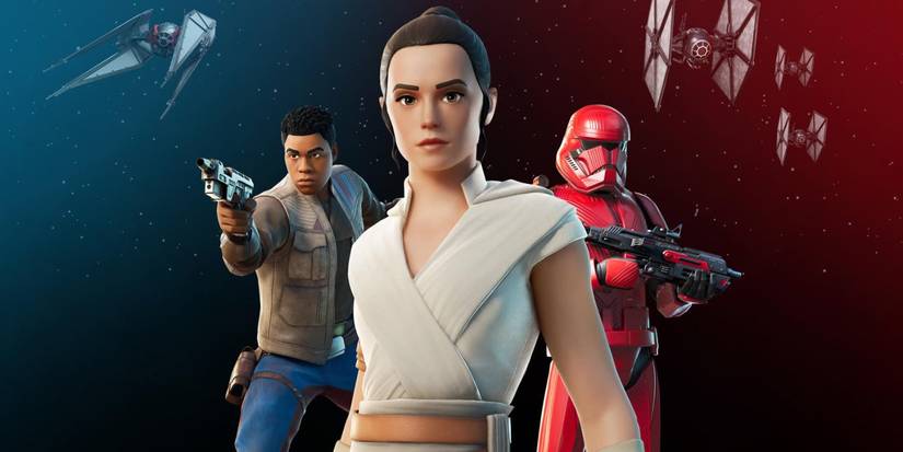 fortnite star wars finn rey sith trooper skins