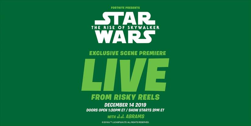 fortnite star wars live teaser