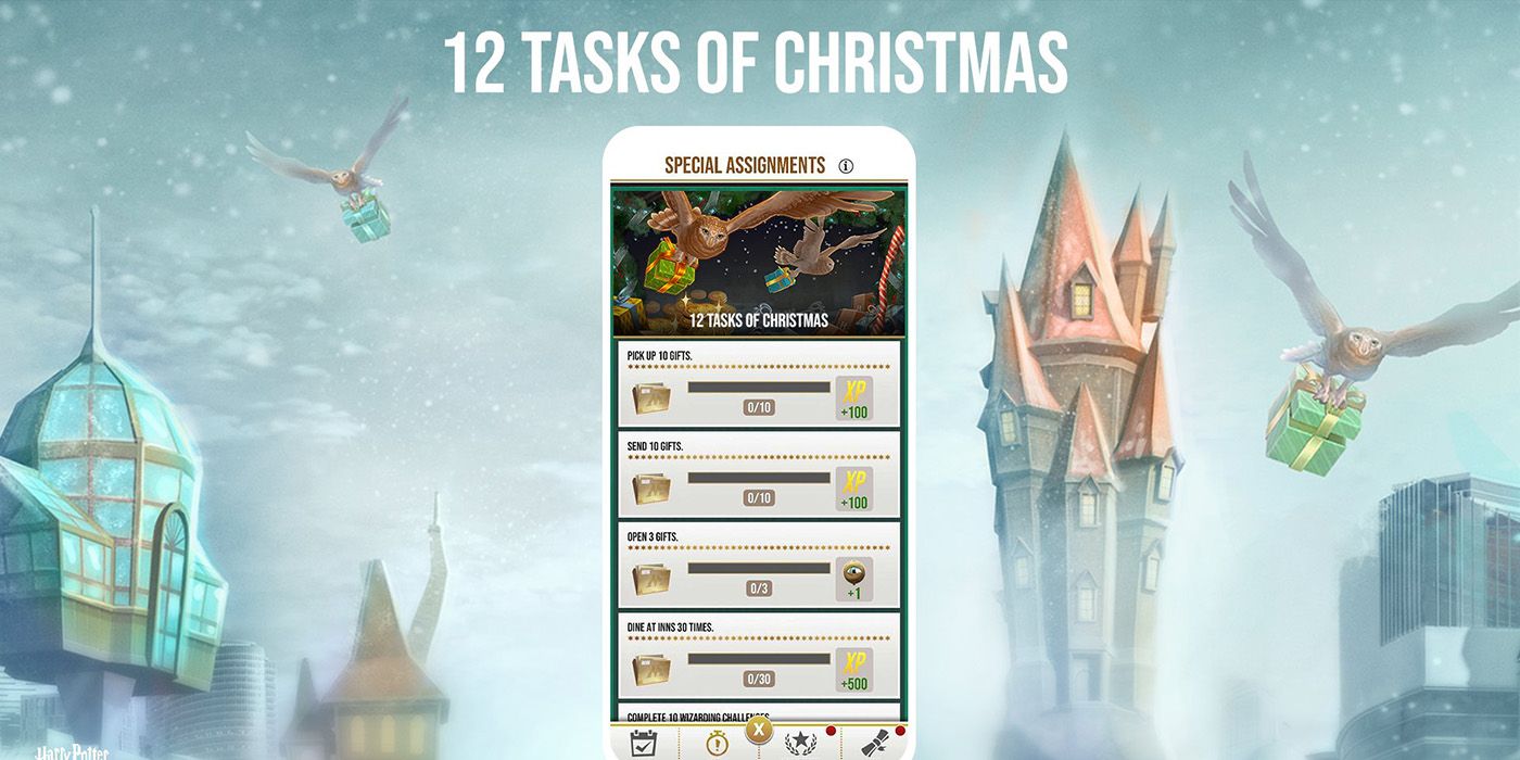 Harry Potter Wizards Unite 12 Tasks Of Christmas Dates, Details, And