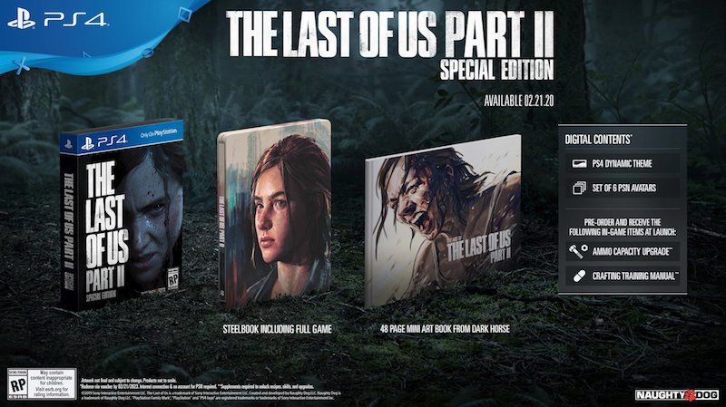 The Last of Us Part 2 Special Edition details