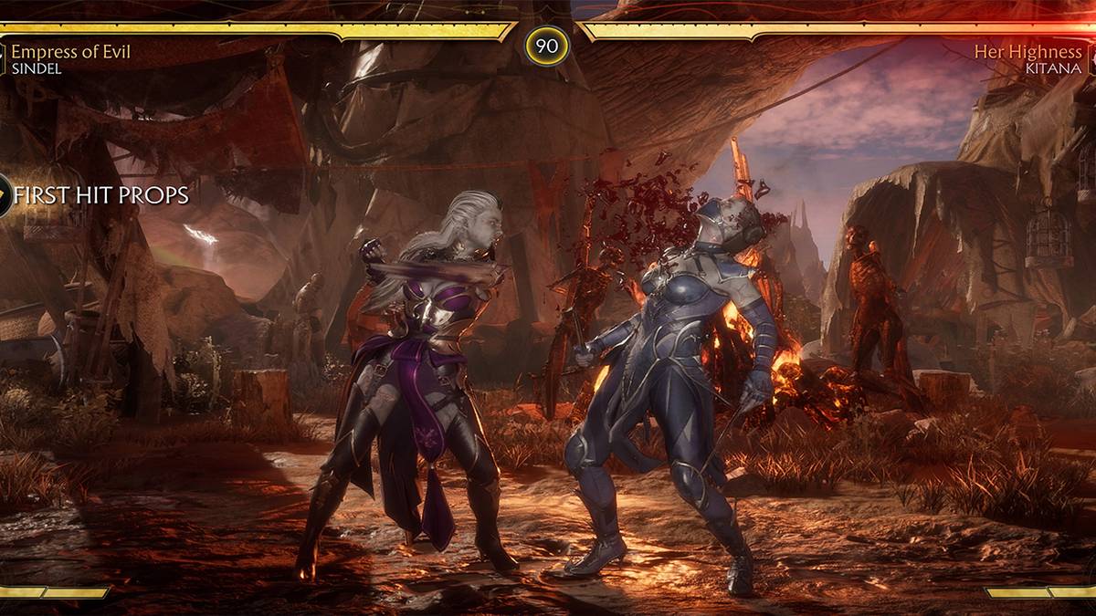 mortal kombat 11 sindel kitana creepy similarity