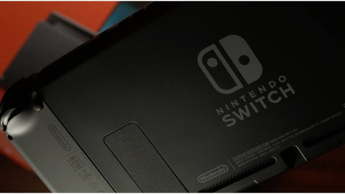 back of nintendo switch