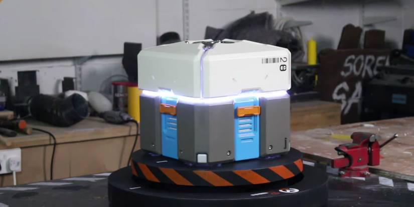 real life overwatch loot box prop