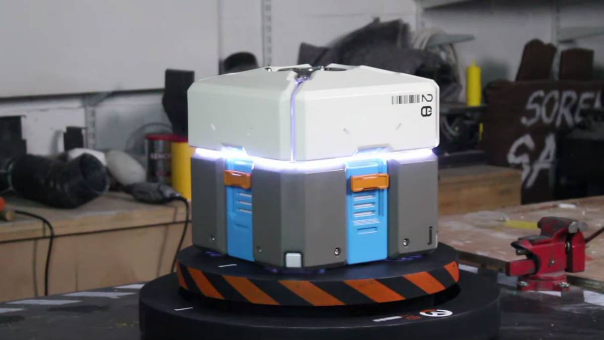 real life overwatch loot box prop