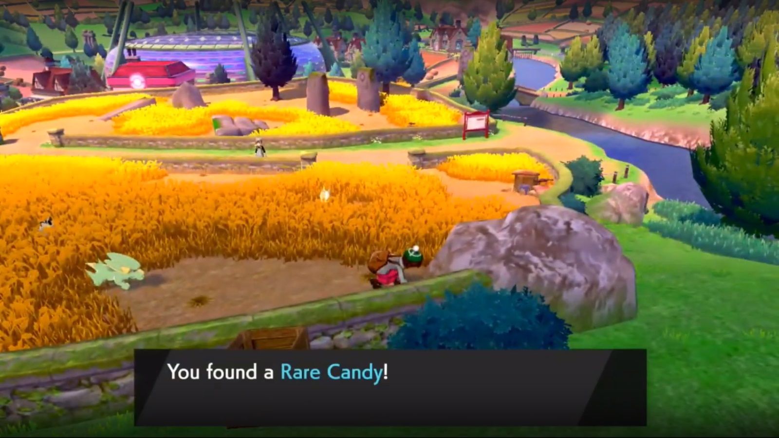 pokemon sword and shield rare candy at route 4