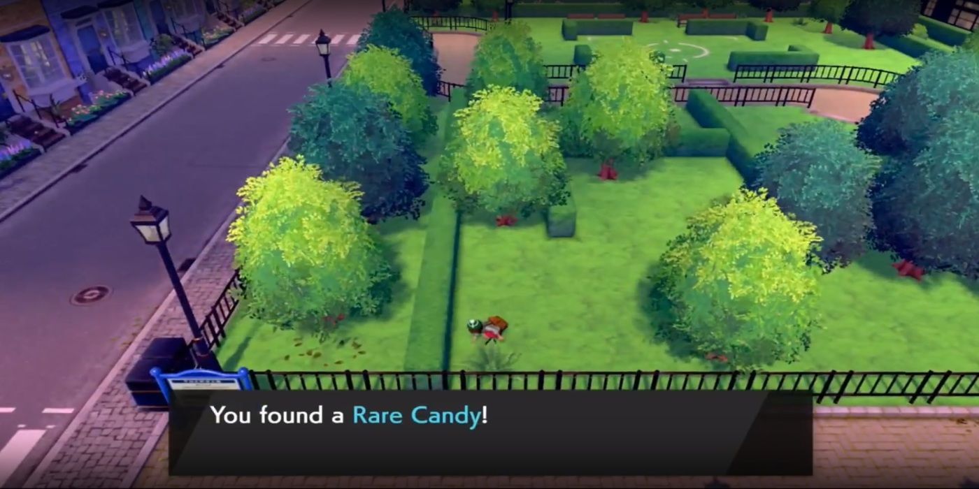 pokemon sword and shield wyndon rare candy in the park