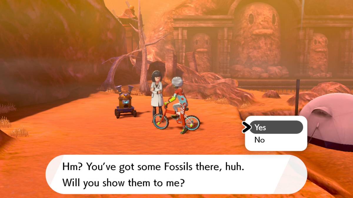 pokemon sword shield fossils