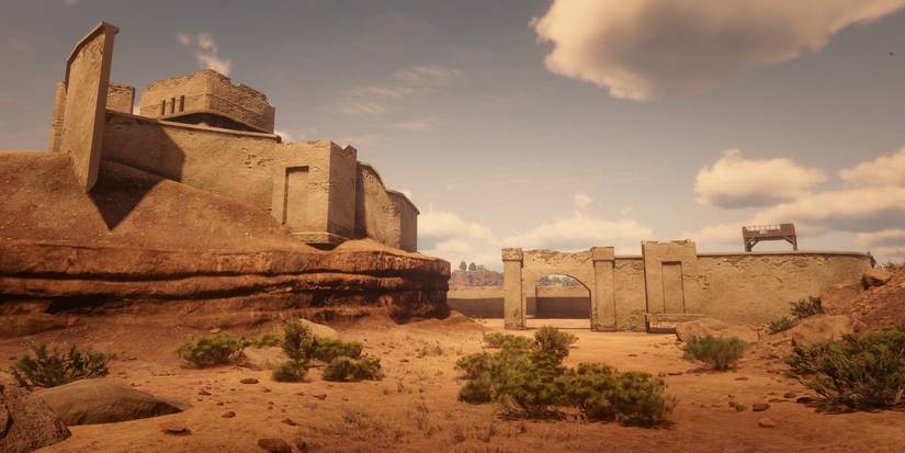 red dead redemption 2 mexico area textured