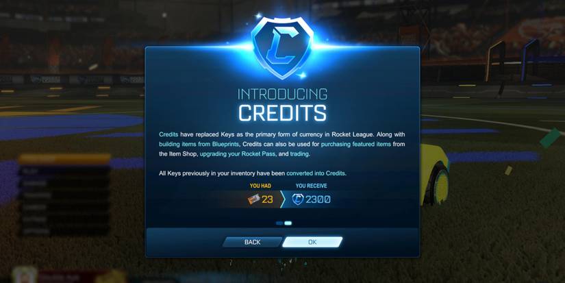 rocket league credits