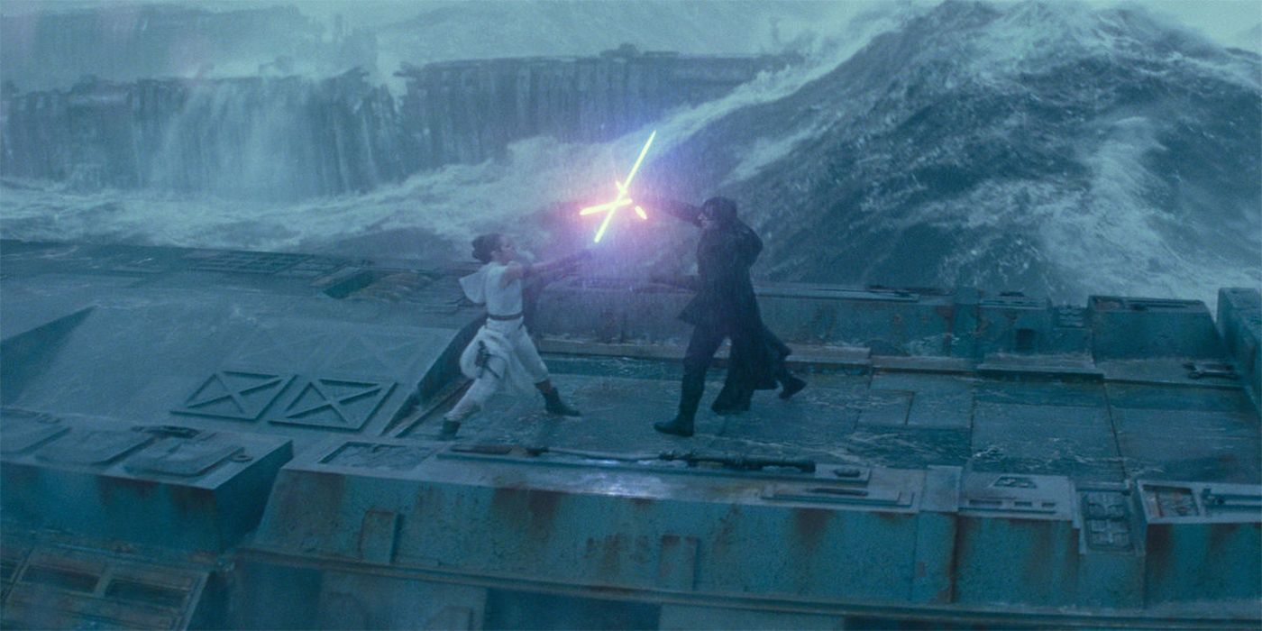 Rey dueling Keylo Renn