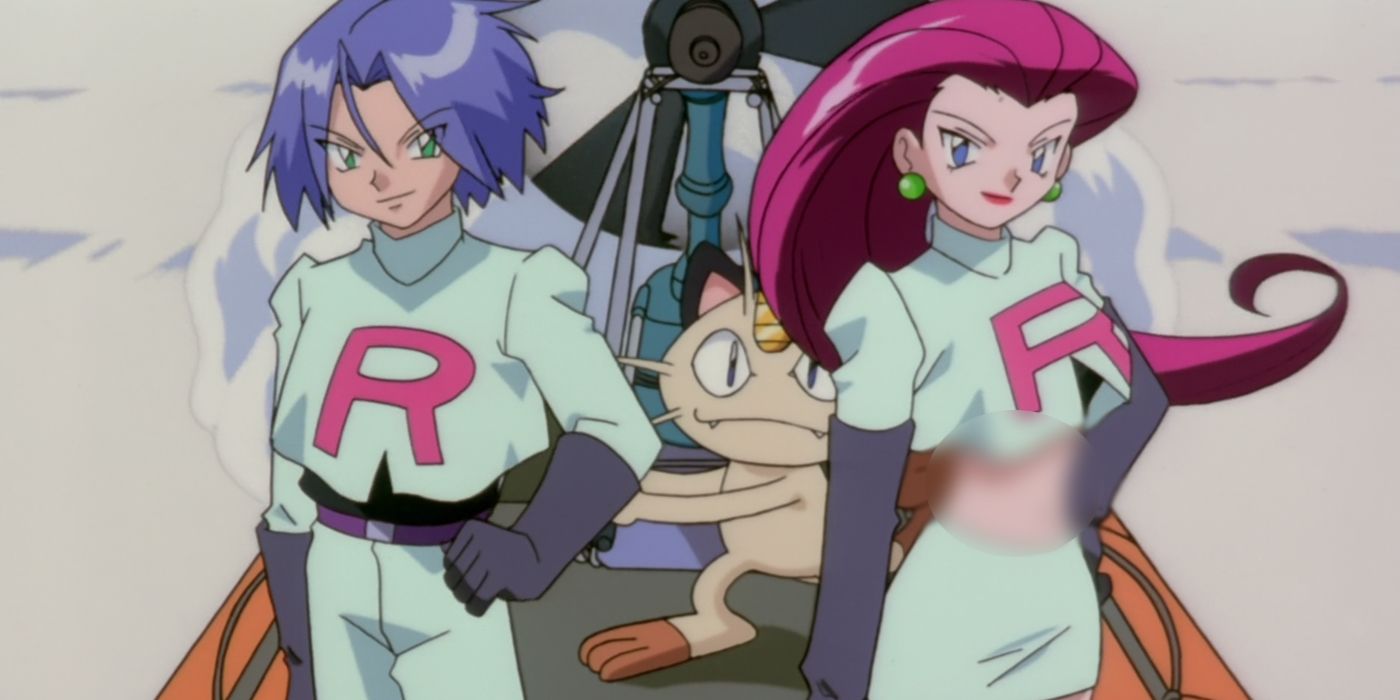 team rocket jessie blur censorship pokemon sun and moon nintendo anime