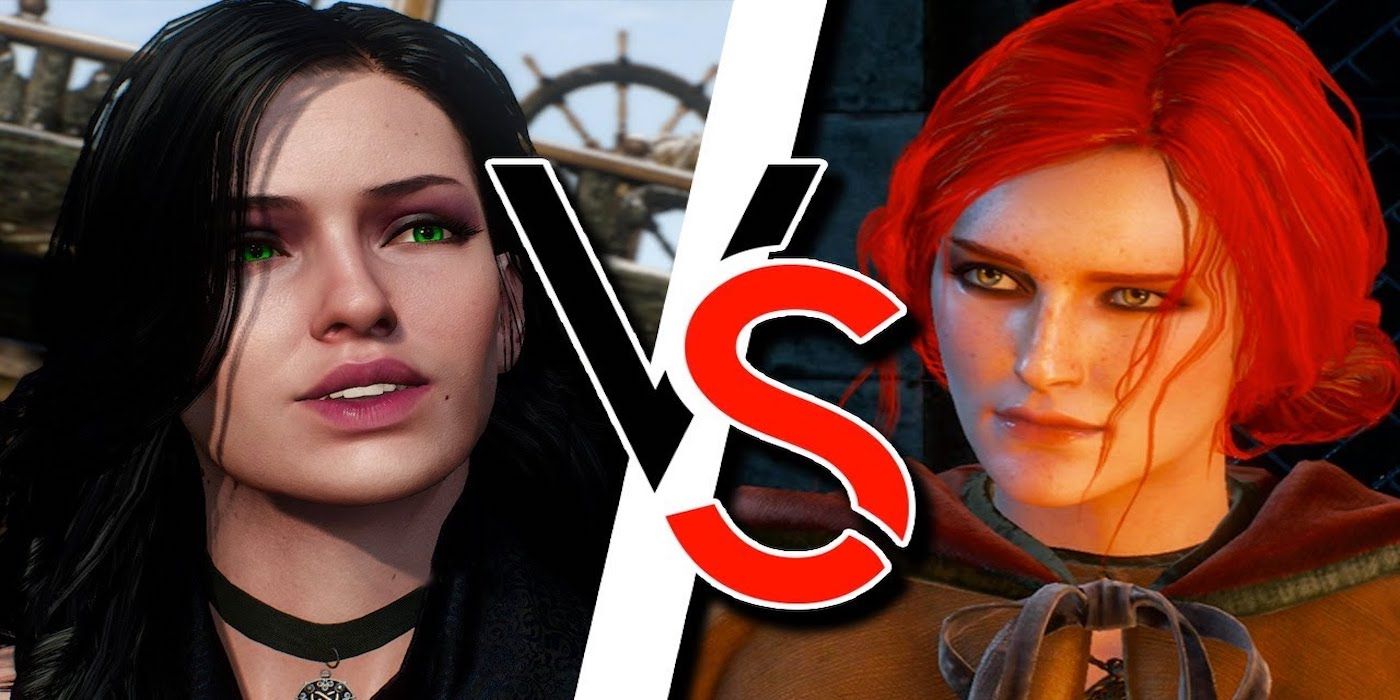 the witcher's henry cavil picks between triss and yennefer