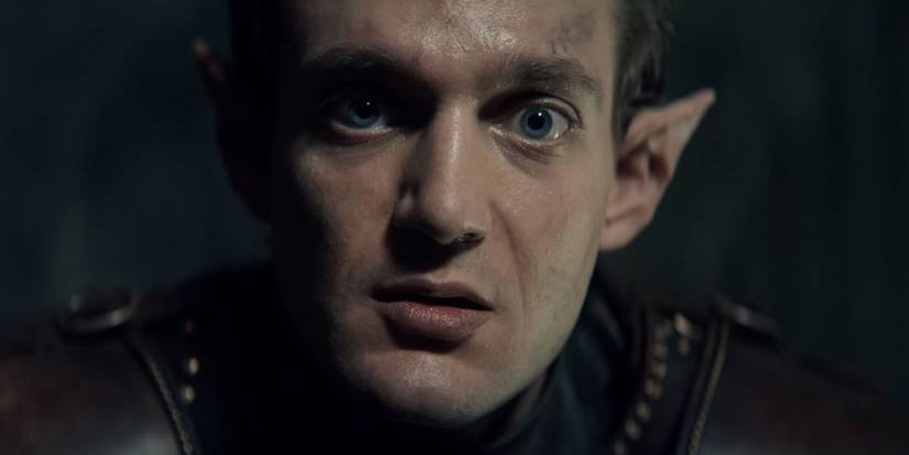 An elf in The Witcher