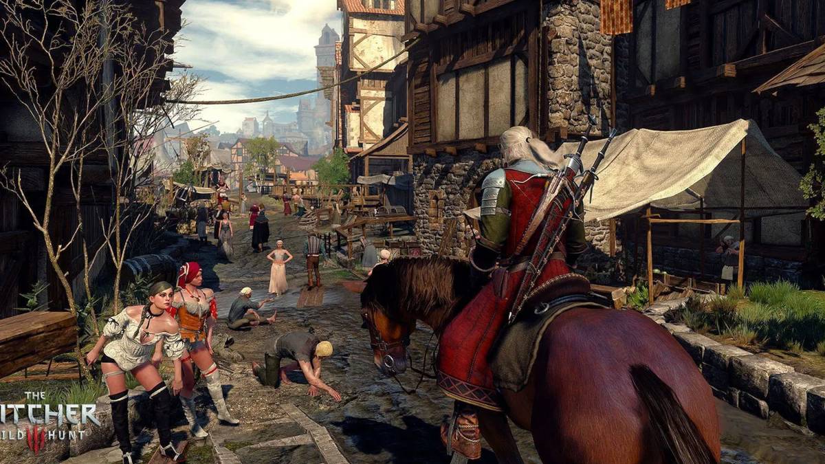 the witcher 3 town screenshot