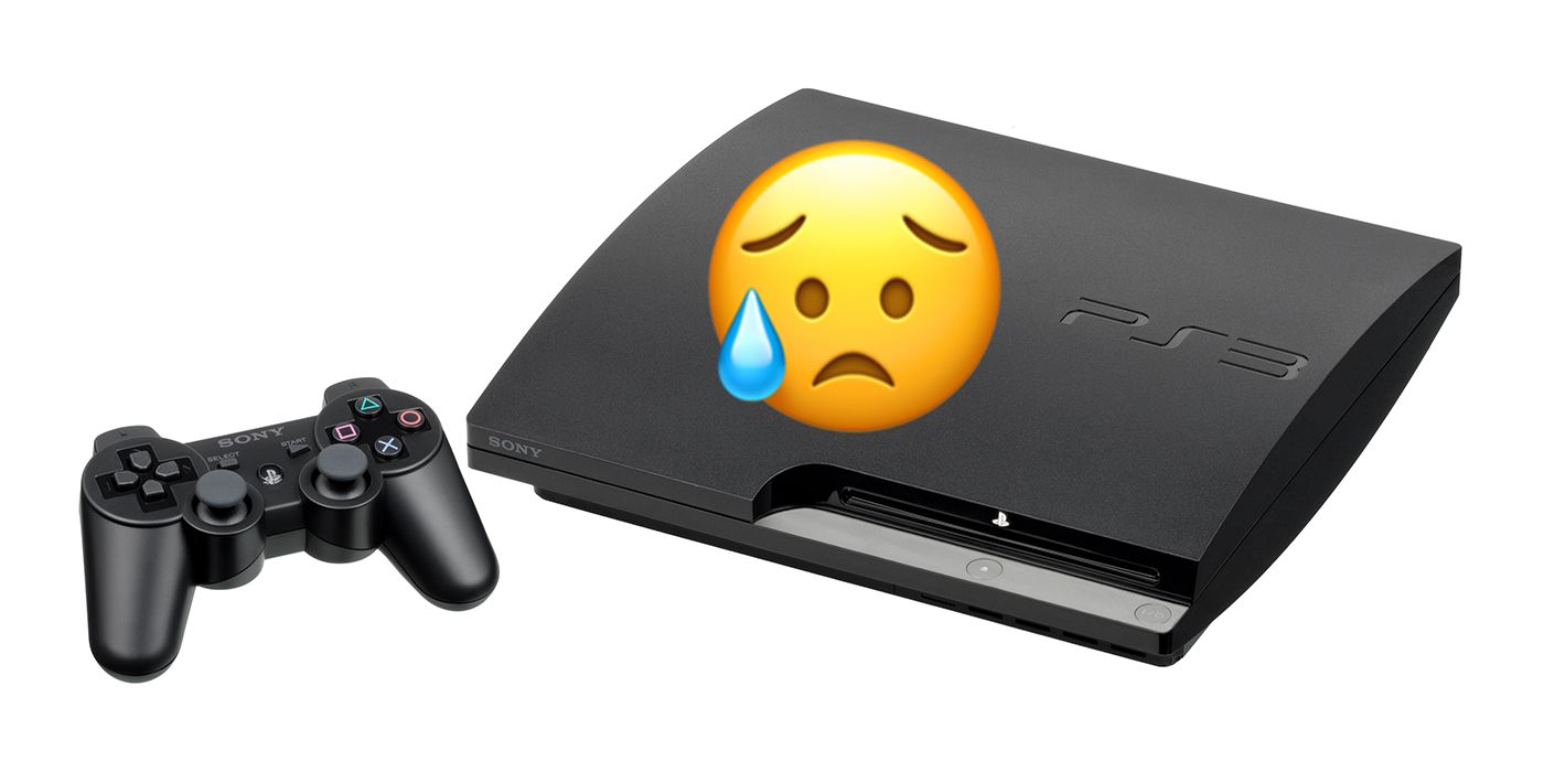 ps3 with sad face
