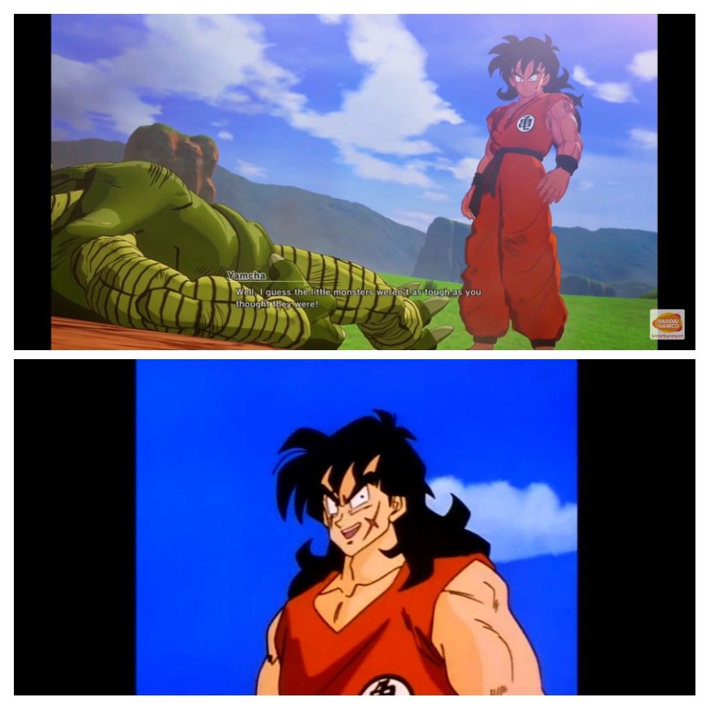 Yamcha DBZ: K vs Dragon Ball Z.