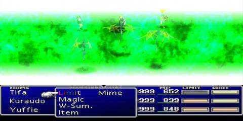 Casting Ultima in Final Fantasy 7