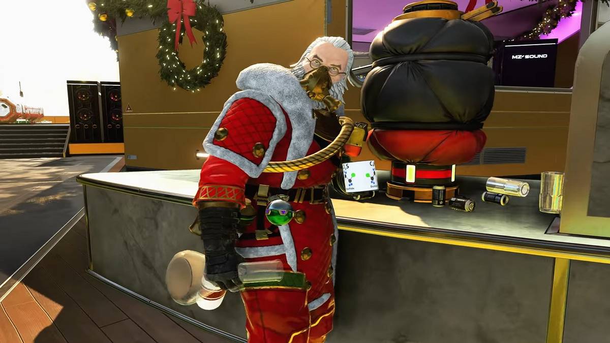 Apex Legends Holiday Event Caustic Santa Skin Mirage Voyage