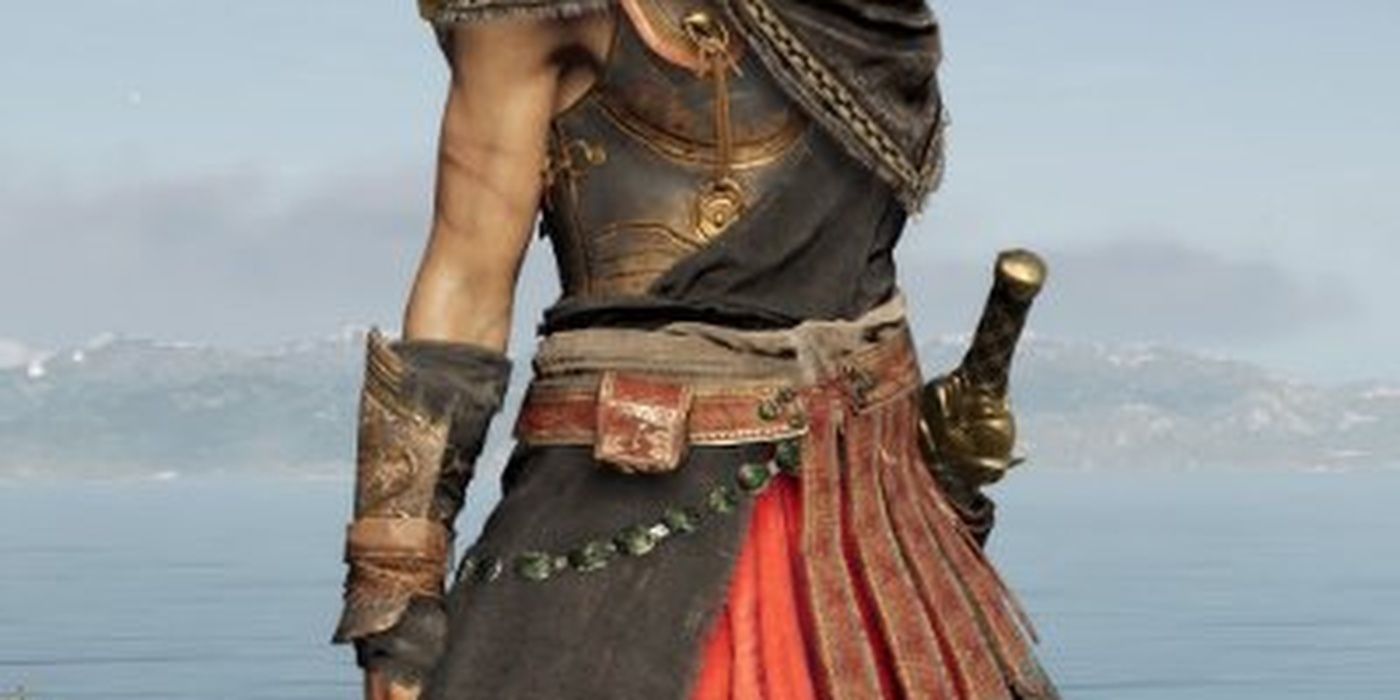 Assassins Creed Odyssey Pirate Set On Kassandra Midsection