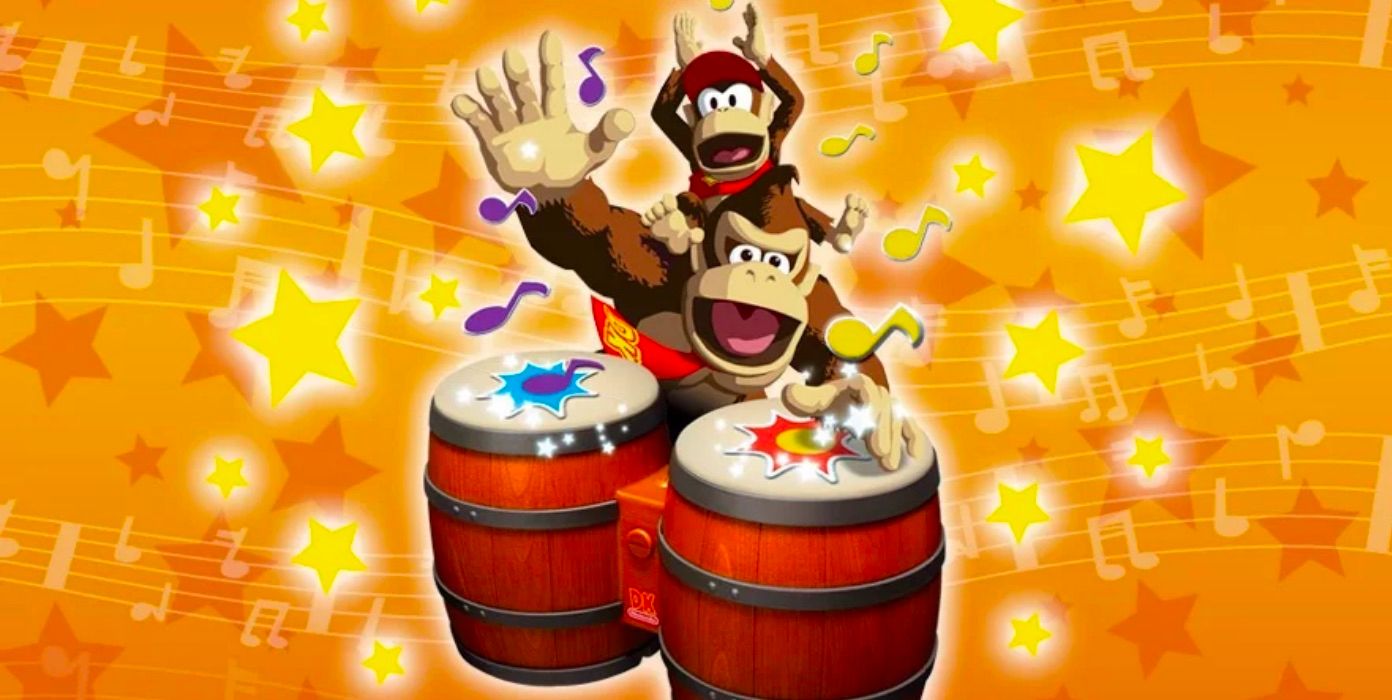 Donkey Kong & Diddy Kong with DK Bongos