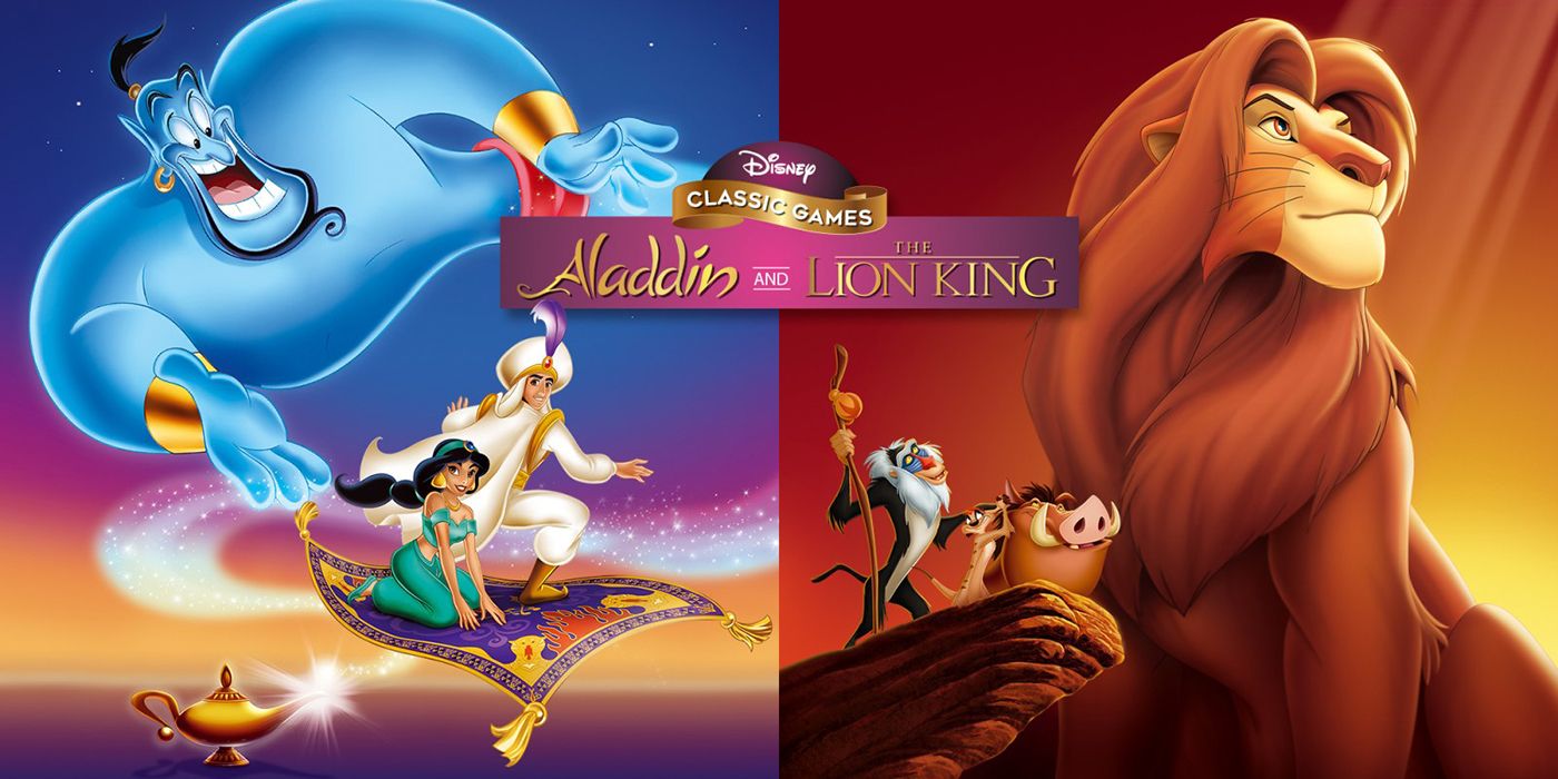 Disney Classic Games Aladdin and The Lion King cover art