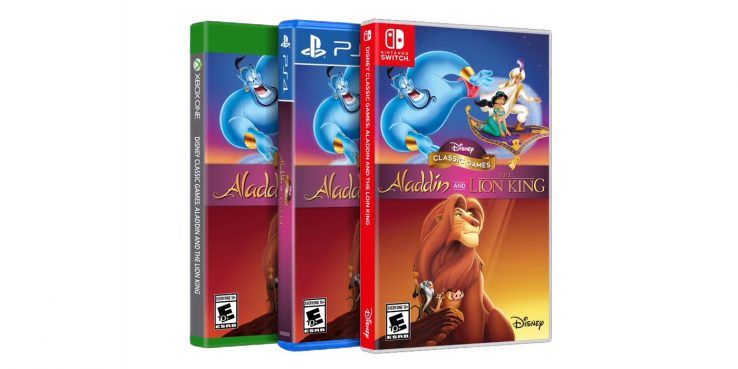 Disney Classic Games Aladdin and The Lion King game boxes